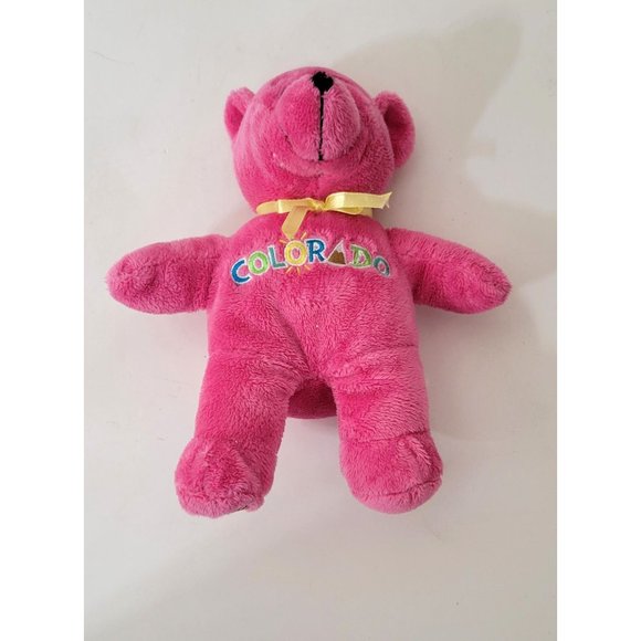 Pink Plush Colorado Souvenier Teddy Bear Symbolz - Picture 2 of 5